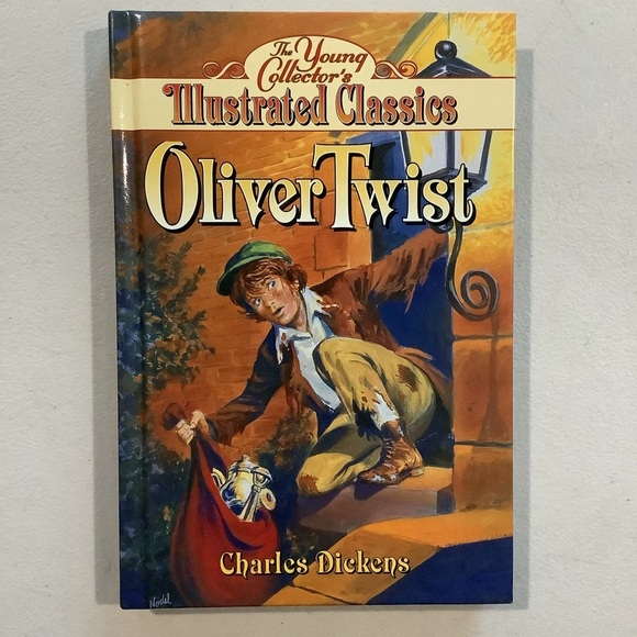Vintage Other - Young Collectors Illustrated Classics Oliver Twist by Charles Dickens Hardcover